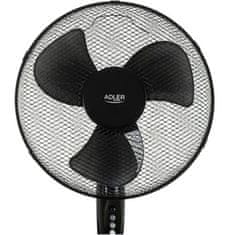 Adler Adler | Ventilator | AD 7323b | Ventilator s stojalom | Črna | Premer 40 cm | Število hitrosti 3 | Oscilacija | 90 W | Št.