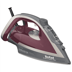 Tefal TEFAL Parni likalnik FV6870E0 2800 W iberski parni likalnik z močnim parnim udarom Očistite in osvežite svoja oblačila s 40 g/min neprekinjene pare in funkcijo Red/Grey booster z