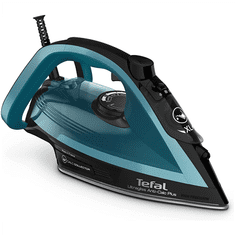 Tefal TEFAL | FV6832E0 | Parni likalnik | 2800 W | Prostornina rezervoarja za vodo 270 ml | Neprekinjena črpalka za paro 50 g/min | Izhod pare 260 g/min | Črna/modra