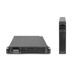 Digitus DIGITUS OnLine UPS, rack/tower, 3000VA, 3000W, LCD, 8 x C13, 1 x C19, RS-232, USB, SNMP kartica (opcija), relejna kartica (opcija) Digitus | OnLine UPS | DN-170096, 3000 VA / 3000 W | 3000