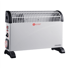 Mesko Mesko | Konvektorski grelnik s časovnikom in turbo ventilatorjem | MS 7741w | Konvektorski grelnik | 2000 W | Število stopenj moči 3 | Primerno za prostore do m² | Bela