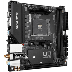 Gigabyte Gigabyte | A520I AC | Družina procesorjev AMD | Procesorska vtičnica AM4 | DDR4 DIMM | Spominske reže 2 | Število priključkov SATA 4 | AMD A chip | Mini ITX