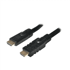 LogiLink Logilink | Aktivni visokohitrostni kabel HDMI | Vtič | 19-pinski HDMI tipa A | Vtič | 19-pinski HDMI tipa A | 20 m | Črna