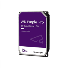 Western Digital Western Digital Purple Pro WD121PURP nadzorni trdi disk z zmogljivostjo 12.000 GB, hitrostjo 7200 vrtljajev na minuto