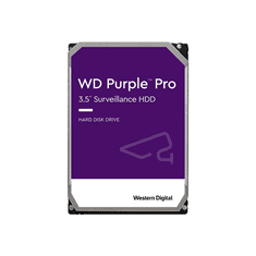 Western Digital Western Digital Purple Pro WD121PURP nadzorni trdi disk z zmogljivostjo 12.000 GB, hitrostjo 7200 vrtljajev na minuto