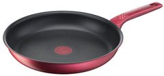 Tefal TEFAL | G2730572 Daily Chef | Ponev za cvrtje | Premer 26 cm | Za indukcijske kuhalne plošče | Fiksni ročaj | Rdeča