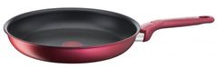 Tefal TEFAL | G2730572 Daily Chef | Ponev za cvrtje | Premer 26 cm | Za indukcijske kuhalne plošče | Fiksni ročaj | Rdeča