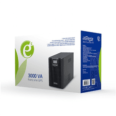 Gembird EnerGenie | 3000VA pure sine wave UPS | EG-UPS-PS3000-01 LCD zaslon, USB, | 3000 VA | 2400 W | V