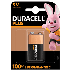 Duracell Duracell | Alkalne baterije | 9V | 1 kos | Plus MN1604