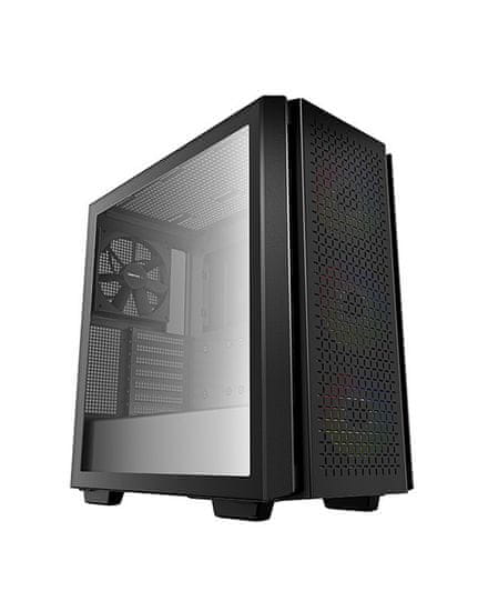 DEEPCOOL Deepcool | Ohišje MID TOWER | CG540 | Stransko okno | Črna | Mid-Tower | Napajalnik ni vključen | ATX PS2