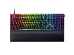 Razer Razer | Optična igralna tipkovnica Huntsman V2 | Igralna tipkovnica | RGB LED osvetlitev | NORD | Žična | Črna | Numerična tipkovnica | Stikalo z rdečo črto