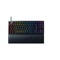 Razer Razer | Huntsman V2 Tenkeyless | Igralna tipkovnica | Optična igralna tipkovnica | RGB LED luč | NORD | Črna | Žična | Clicky Purple Switch