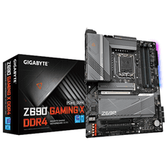 Gigabyte Gigabyte | Z690 GAMING X DDR4 1.0 M/B | Družina procesorjev Intel | Vtičnica za procesor LGA1700 | DDR4 DIMM | Pomnilniške reže 4 | Podprti vmesniki za trdi disk SATA, M.2 | Število priključkov SATA 6