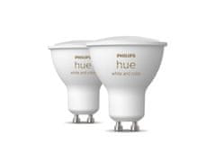 Philips Philips Hue WCA 5,7W GU10, pakiranje po 2 kosa Philips Hue WCA 5,7W GU10, pakiranje po 2 kosa | Bele in barvne luči | Bluetooth in Zigbee