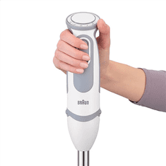 Braun Braun | MQ 5235 | 1000 W | MultiQuick 5 Vario Blender | Ročni mešalnik | Število hitrosti 21 | Chopper | Bela