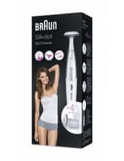 Braun Braun | FG1100 Silk-epil 3v1 | Strižnik za bikini/kozmetični brivnik | Čas delovanja (največ) 120 min | Število stopenj moči | Bela