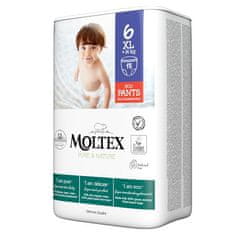 MOLTEX Pure&amp;Nature Plenice za enkratno uporabo 6 XL (14 kg+) 18 kosov