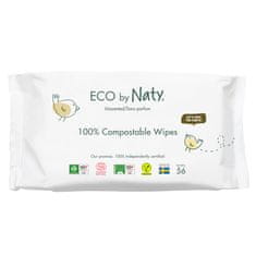 ECO by Naty Sensitive 56 kosov, brez vonja - vlažni robčki