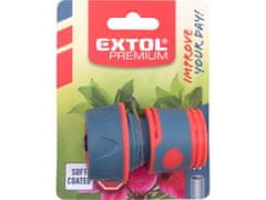 Extol Premium Hitra spojka na cevi, 3/4", STOP ventil