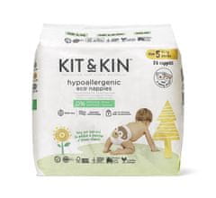 Kit & Kin Plenice za enkratno uporabo Eco 5 (11 kg+) 28 kosov