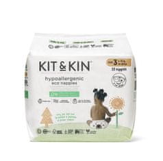 Kit & Kin Plenice za enkratno uporabo Eco 3 (6-10 kg) 32 kosov