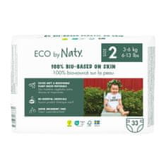 ECO by Naty Plenice za enkratno uporabo 2 (3-6 kg) 33 kosov