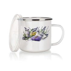 Banquet Emajliran vrč LAVENDER 0,5 l, komplet 6 kosov