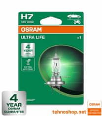 Osram ŽARNICA HALOGEN H7 64210ULT-1BL ULTRALIFE 55W 12V PX26d 1BL