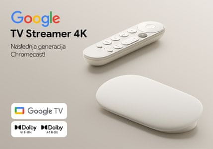 Google TV Streamer 4K – nova generacija Chromecast!