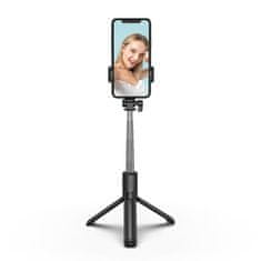 MG Telescopic Bluetooth selfie stick 1m, črna