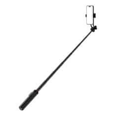 MG Tripod Bluetooth selfie stick 1.3m, črna