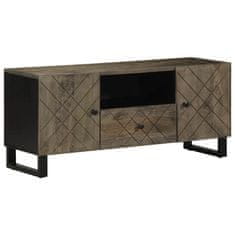 shumee vidaXL TV omarica črna 105x33x46 cm trden mangov les