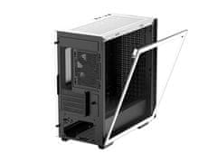 DEEPCOOL CH370 WH računalniško ohišje, MicroATX, kaljeno steklo, belo