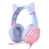 ONIKUMA K9 7.1 Gaming slušalke Pink/Blue