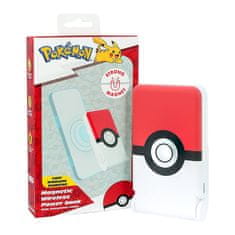 OTL Magnetna powerbank OTL 5000 mAh, USB-C 15W, Pokemon Pokeball s stojalom (bela in rdeča)