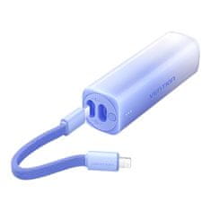 Vention Powerbank 5000mAh Vention FHWL0 20W + kabel USB-C do lightning (niebieski)