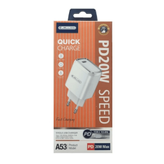 Adapter A53 hišni polnilec Quick Charge 20W vhod Type C PD 3.0 - Original (EU Blister) bel