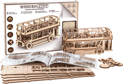 Wooden city 3D sestavljanka London Bus 216 kosov