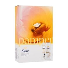 Dove Pamper Gift Set Set gel za prhanje Nourishing Silk 225 ml + antiperspirant Invisible Dry 72H 150 ml za ženske