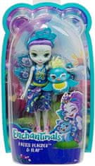 Enchantimals Mattel Mini punčkaPatter Peacock & Flap (FXM74)