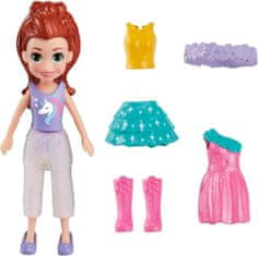 Polly Pocket Mattel Modna punčka samorog (HKV82)