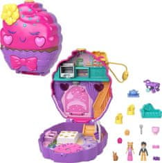 Polly Pocket Mattel Kompaktni komplet za sladke priboljške Cupcake (HKV31)