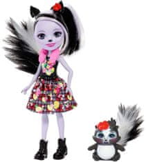 Enchantimals Mattel Mini punčkaSage Skunk & Caper (FXM72)