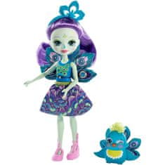 Enchantimals Mattel Mini punčkaPatter Peacock & Flap (FXM74)