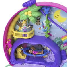 Polly Pocket Mattel : Torba s plišastimi lenuhi 2 v 1 (HRD40)