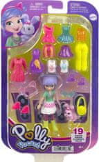 Polly Pocket Mattel Lutka za jutranji sprehod s hišnim ljubljenčkom (HKV94)