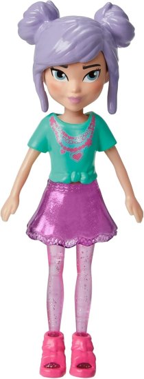 Polly Pocket Mattel Lutka za jutranji sprehod s hišnim ljubljenčkom (HKV94)