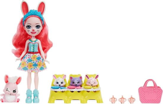 Enchantimals Mattel : Baby Best FriendsBree Bunny & Twist (HLK85)