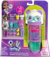 Polly Pocket Mattel Omara s škatlami za modo na temo pande (HKW05)