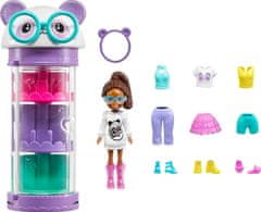 Polly Pocket Mattel Omara s škatlami za modo na temo pande (HKW05)